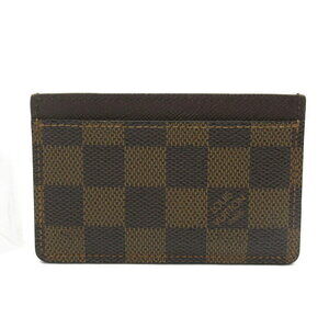 Louis Vuitton Porte Wallet Leather Brown Accessories Business